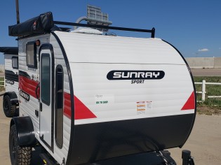 RVs-Sunset Park-Sunray Red and White